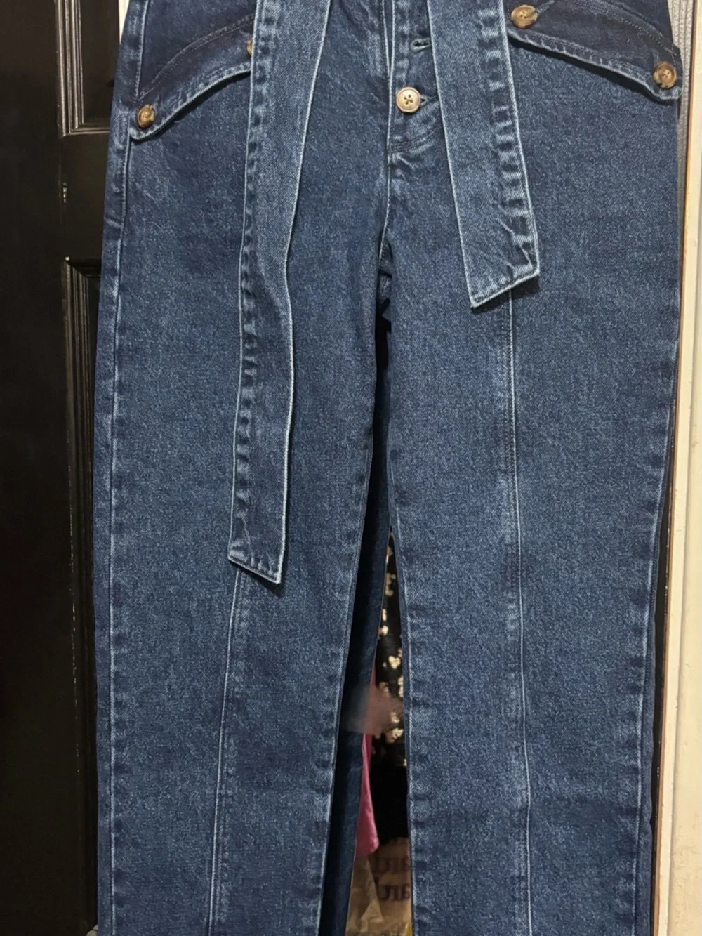 NWT Sezane Maximo High-Rise Tie-Waist Trousers - Picture 3 of 6